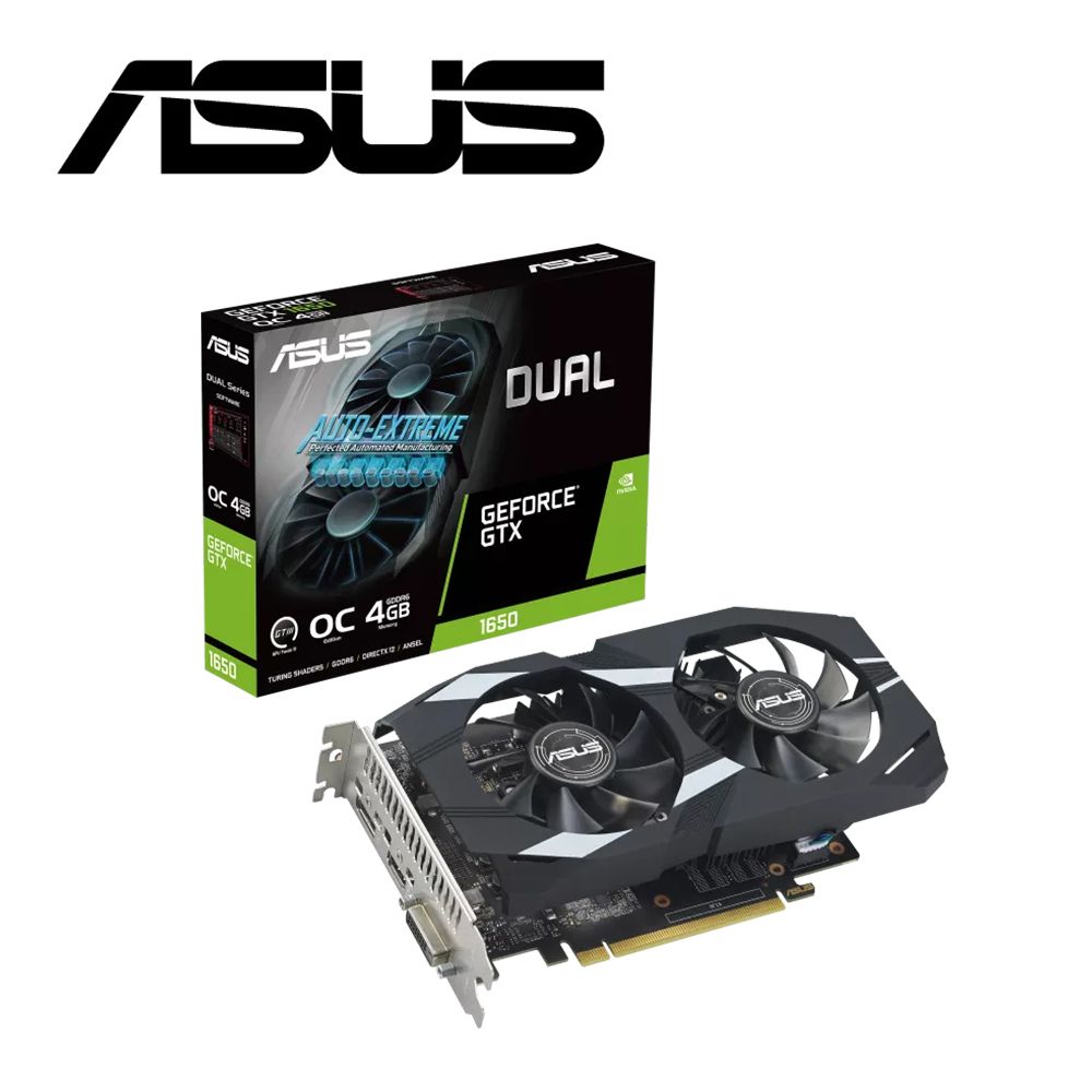 ASUS 華碩 DUAL-GTX1650-O4GD6-P-EVO 顯示卡