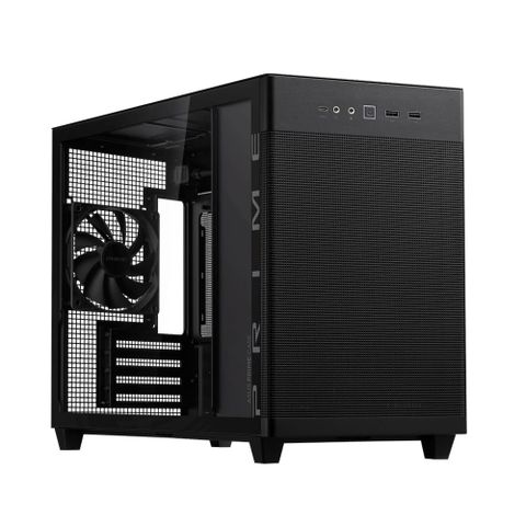 ASUS 華碩 Prime AP201 MicroATX 鋼化玻璃機殼/黑色