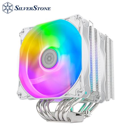 【SilverStone 銀欣】Hydrogon D120 ARGB CPU 散熱器 白色雙塔雙ARGB風扇六導管CPU散熱器