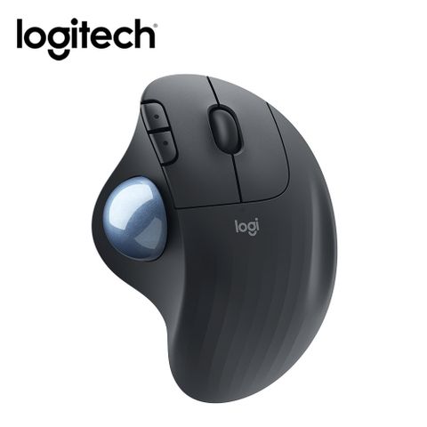 【Logitech 羅技】Ergo M575 無線軌跡球滑鼠 黑色減少移動 舒適提升
