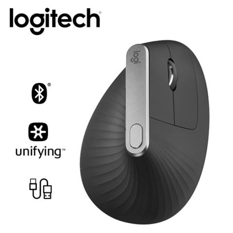 【Logitech 羅技】MX VERTICAL 無線垂直滑鼠人體工學舒適抓握