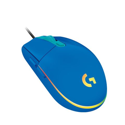 【Logitech 羅技】G102 第二代 RGB 炫彩遊戲滑鼠 - 炫光藍