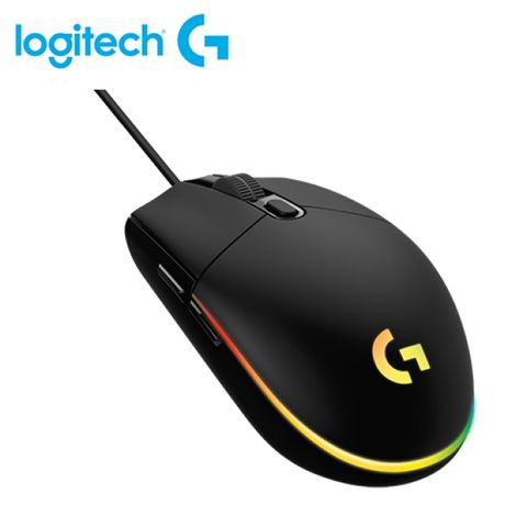 Logitech 羅技 G102 第二代 RGB 炫彩遊戲滑鼠 黑