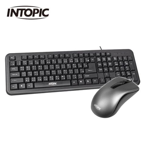 INTOPIC 廣鼎 KBC-953 USB 有線鍵盤滑鼠組