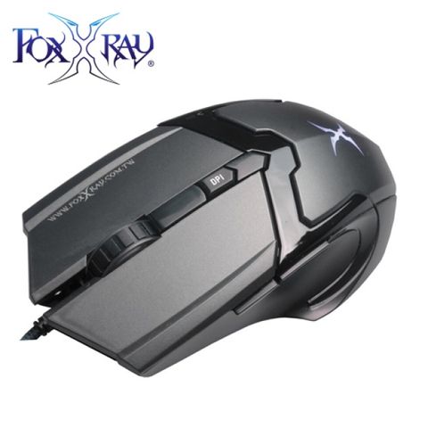 【FOXXRAY 狐鐳】FXR-SM-66 鏡夜獵狐電競滑鼠專業遊戲用光學引擎，最高7200 DPI