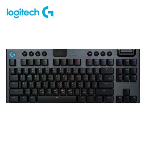 【Logitech 羅技】G913 TKL 無線機械鍵盤【類茶軸】便攜輕巧80%鍵盤設計