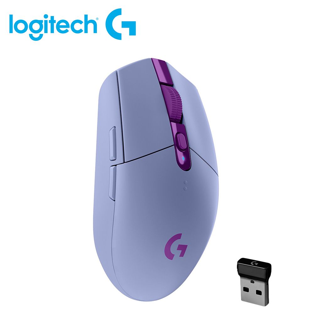 Logitech 羅技 G304 Lightspeed 無線電競遊戲滑鼠 - 莫藍紫