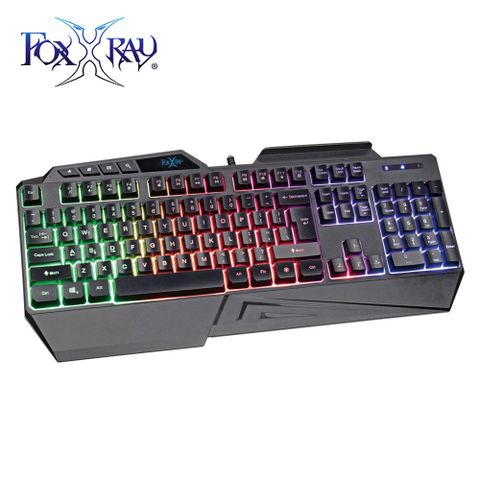 【FOXXRAY 狐鐳】FXR-SKL-65 天創戰狐機械電競鍵盤透光雷雕鍵帽，全字符背光