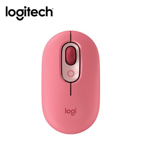 Logitech 羅技 POP Mouse 無線藍芽滑鼠/ 魅力桃