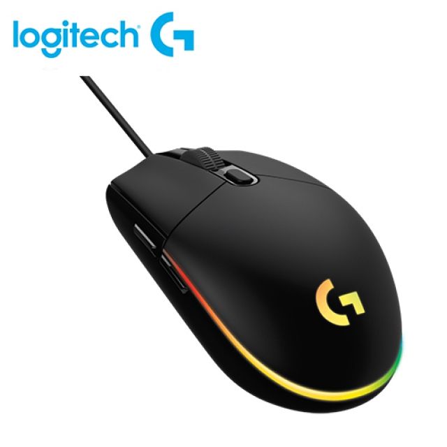 Logitech 羅技 G102 第二代 RGB 炫彩遊戲滑鼠 黑