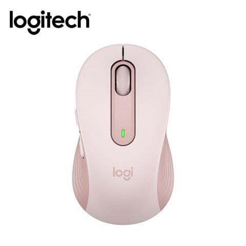 Logitech 羅技 M650 多工靜音無線滑鼠-粉