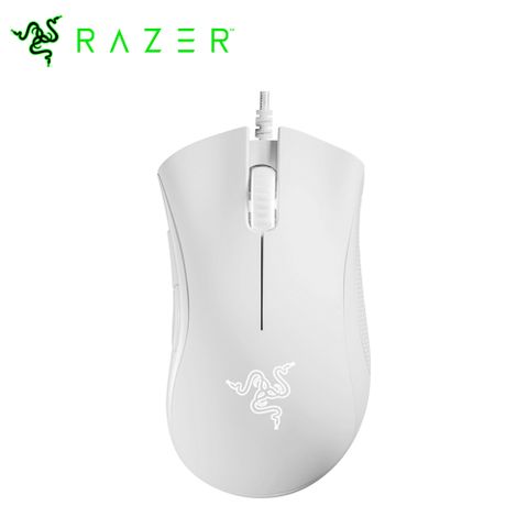 RAZER 雷蛇 DeathAdder Essential 有線電競滑鼠 白色