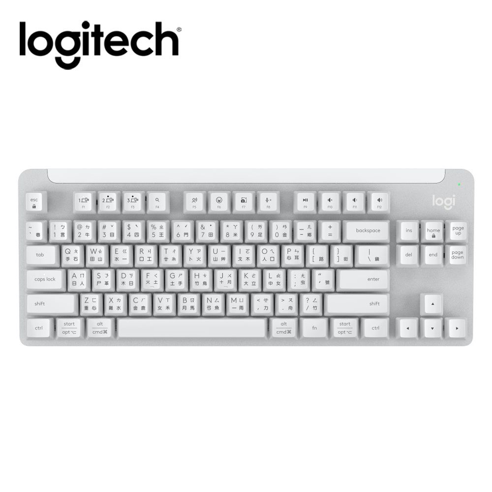 Logitech 羅技】SIGNATURE K855 無線機械式TKL 鍵盤白色- PChome 24h購物