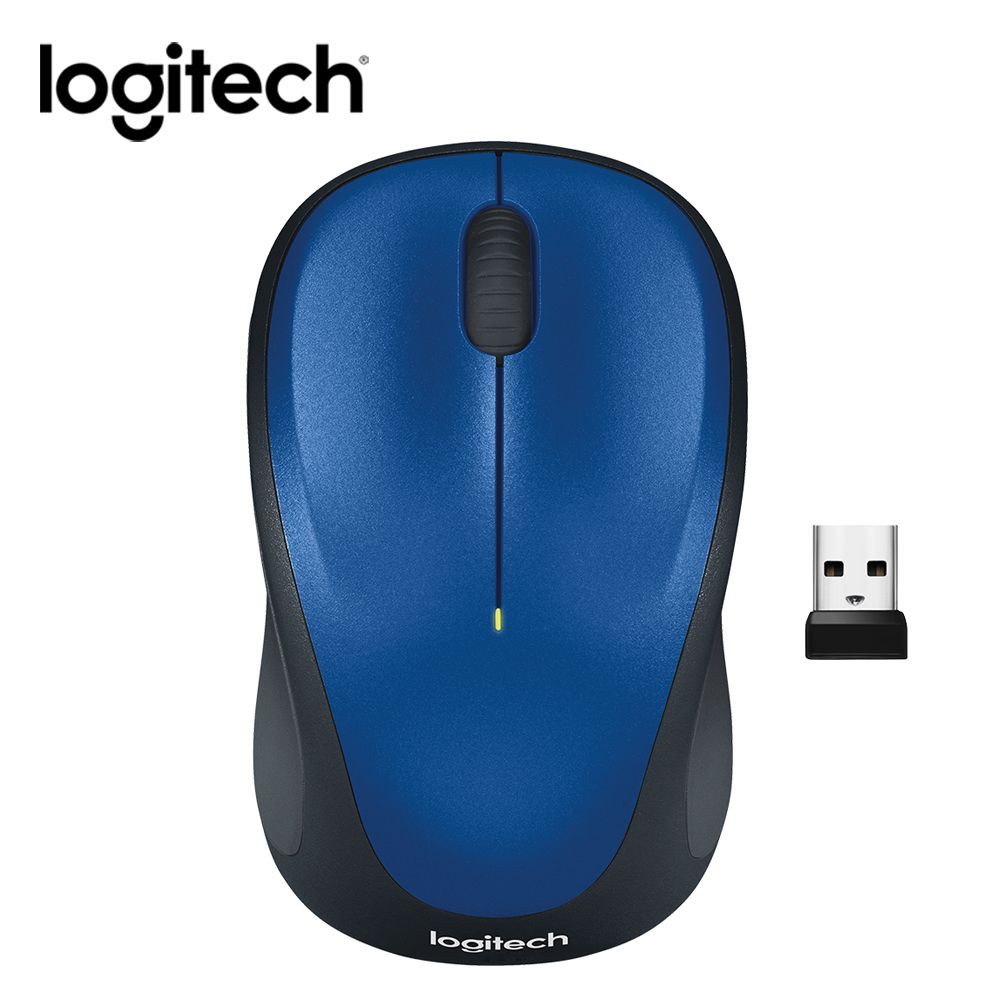 Logitech 羅技 M235n 無線滑鼠 藍色