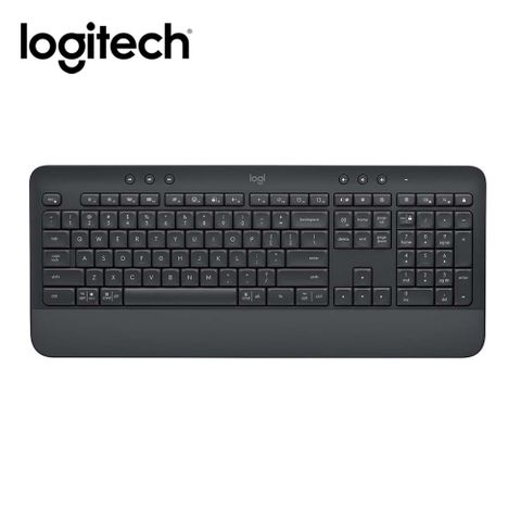 【Logitech 羅技】K650 無線舒適鍵盤 石墨灰耐用性能、辦公優選