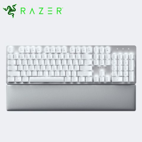 【Razer 雷蛇】Pro Type Ultra 無線藍牙雙模機械鍵盤 中文/白色人體工學設計 感受與眾不同
