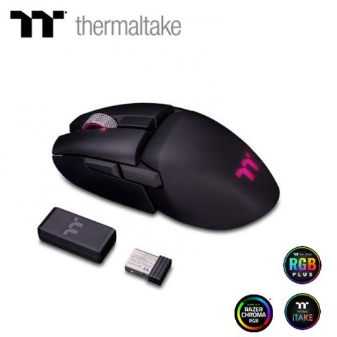 【TT thermaltake 曜越】幻銀 ARGENT M5 RGB 三模無線電競滑鼠支援 2.4Ghz 、藍牙 5.0、USB 連接模式