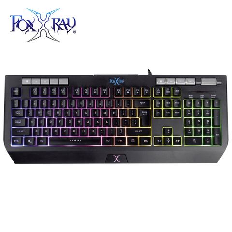【FOXXRAY 狐鐳】FXR-SKL-76 修羅戰狐 RGB 電競鍵盤26鍵不衝突，專為遊戲優化設計