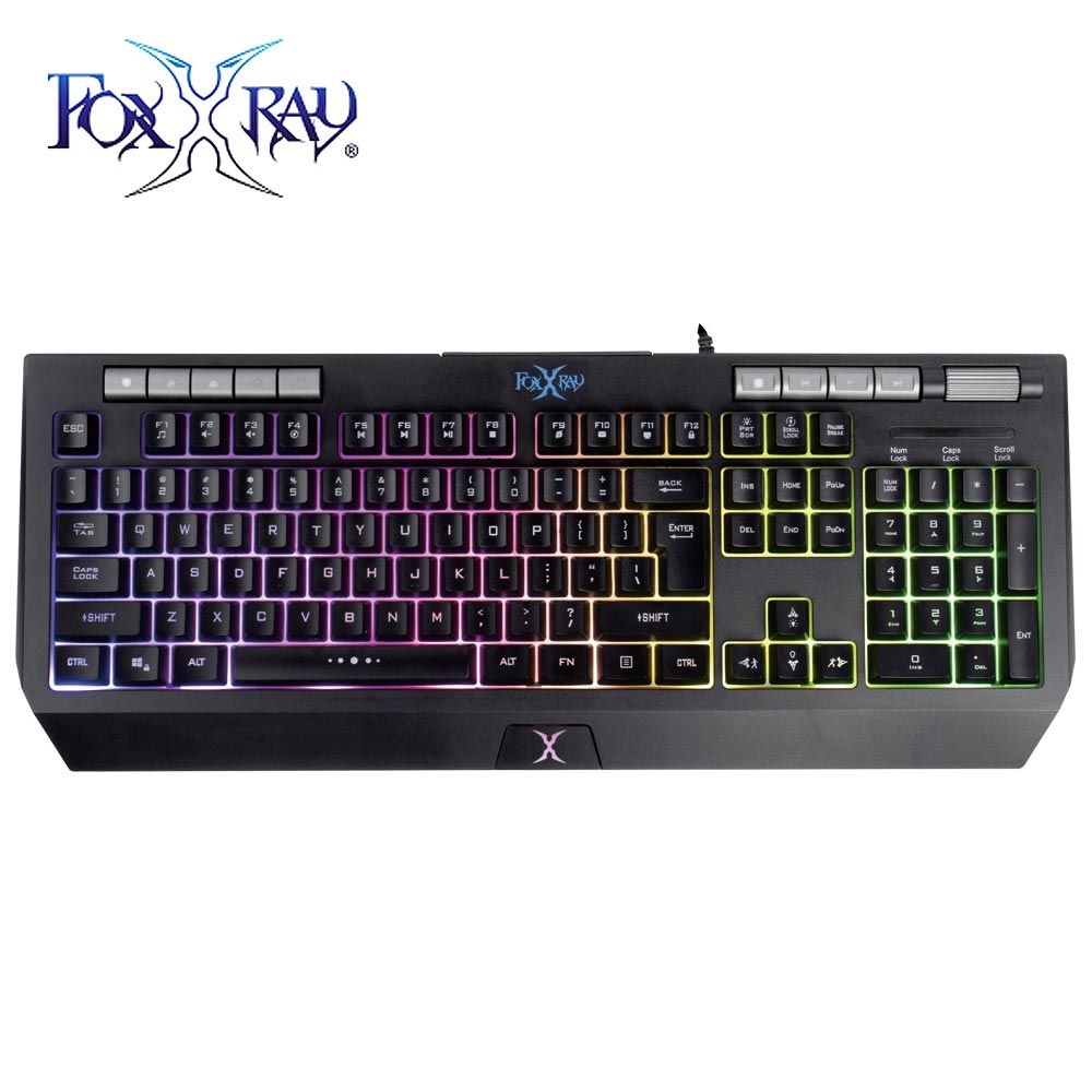  【FOXXRAY 狐鐳】FXR-SKL-76 修羅戰狐 RGB 電競鍵盤