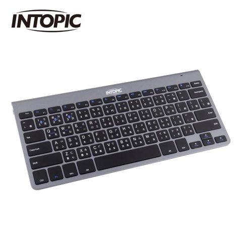【INTOPIC 廣鼎】KBT-100 一對三藍牙剪刀腳鍵盤最多可連接三台裝置，快速切換