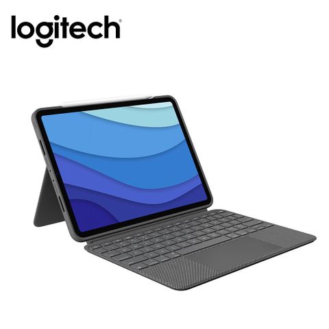 【Logitech 羅技】Combo Touch iPad Air 鍵盤保護套 - iPad Air 4-5代專用注音鍵盤