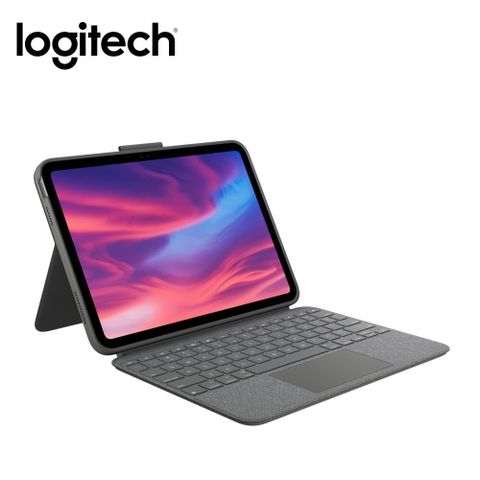 【Logitech 羅技】Combo Touch 鍵盤保護套 - iPad 10代專用磁吸式一秒拆卸