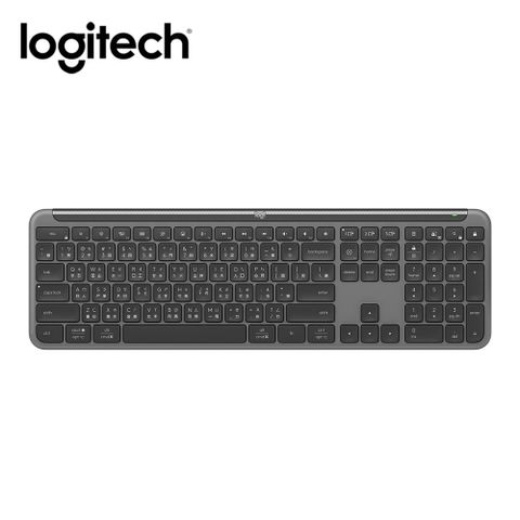 【Logitech 羅技】K950 無線鍵盤 石墨黑在三個裝置間順暢切換