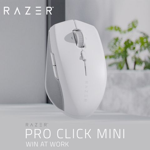 RAZER 雷蛇 Pro Click Mini 無線滑鼠 白色