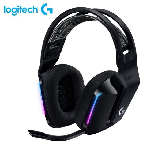 【Logitech 羅技】G733  RGB炫光無線電競耳機麥克風 / 神秘黑