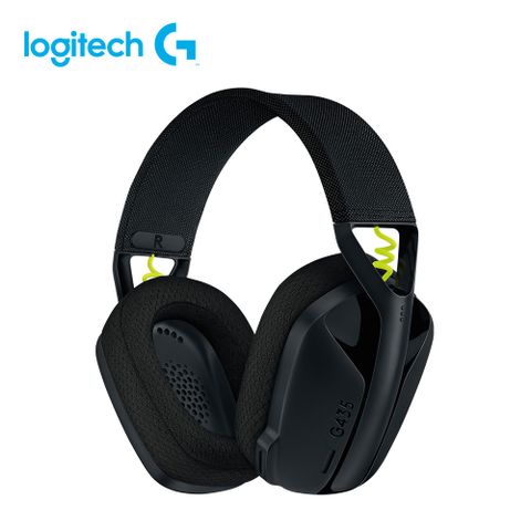 【Logitech 羅技】G435 輕量雙模無線藍芽耳機 魅力黑無線 / 藍芽 雙重模式