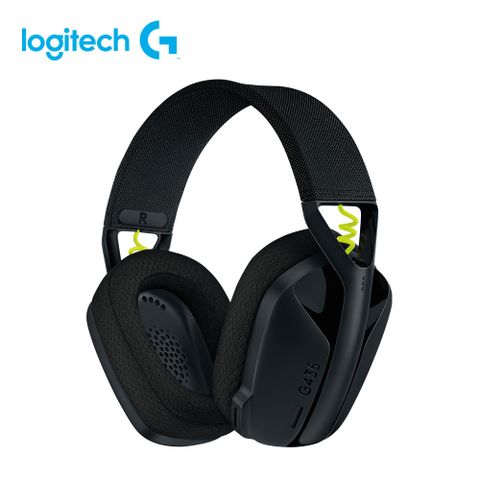 Logitech 羅技 【Logitech 羅技】G435 輕量雙模無線藍芽耳機 魅力黑