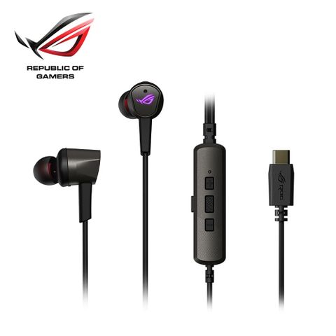【ASUS 華碩】ROG Cetra II 入耳式電競耳機USB-C 接頭提供多平台相容性