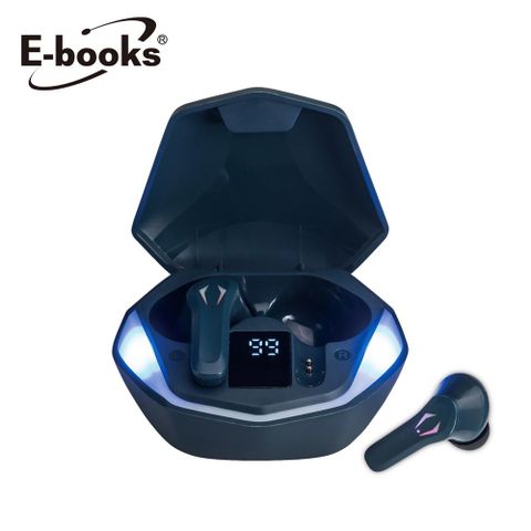 【E-books】SS39 電競RGB魔影電量顯示藍牙5.3耳機酷炫RGB呼吸燈，增添使用氣氛