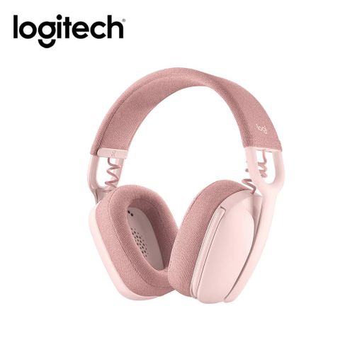 Logitech 羅技 【Logitech 羅技】Zone Vibe 100 無線藍牙耳機麥克風 玫瑰粉