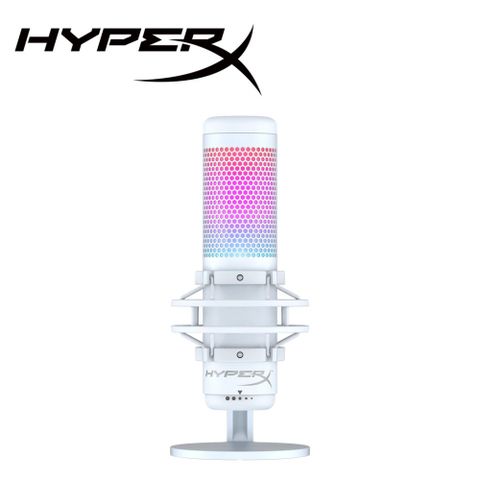 【HyperX】QuadCast S USB麥克風 白色 519P0AA四種指向性型式