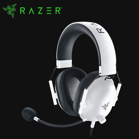 【Razer 雷蛇】BlackShark V2 X 黑鯊 電競耳機 / 白色電競真正的聲音