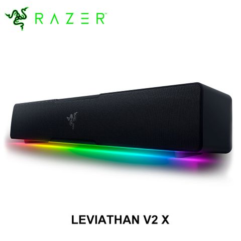 【Razer 雷蛇】利維坦巨獸 V2 X 電競喇叭RGB燈光加持