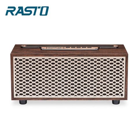 【RASTO】RD10 復刻木質美聲藍牙喇叭藍牙5.3版本，支援各式設備，簡單操作