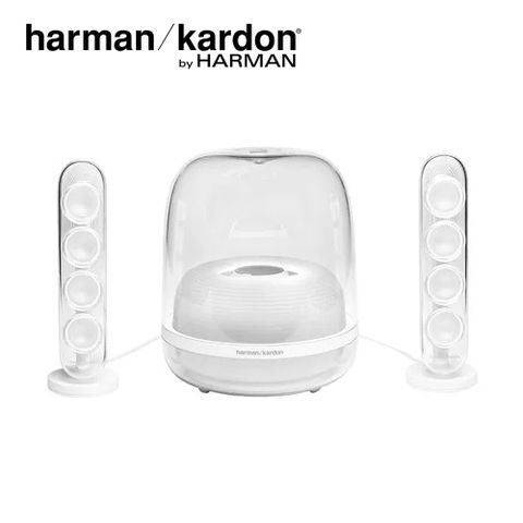 【Harman kardon】SoundSticks 4 水母藍牙喇叭配備8顆全音域驅動單體衛星喇叭