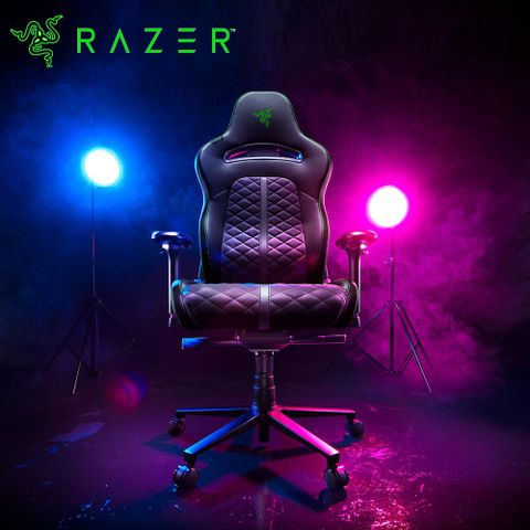 【Razer 雷蛇】ENKI 人體工學設計電競椅 黑綠色《不含安裝》《不含安裝》