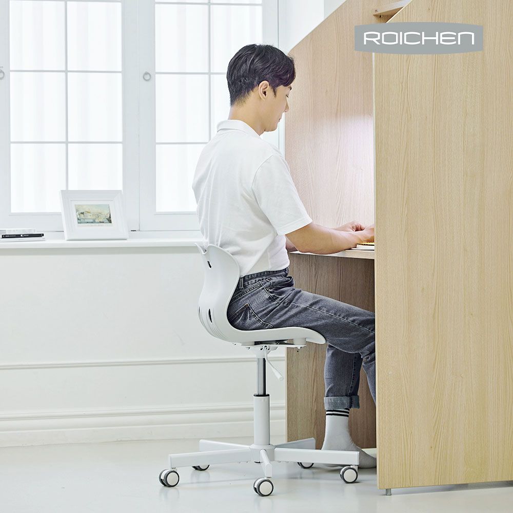 Roichen 暢銷正脊坐墊+辦公椅 優雅椅