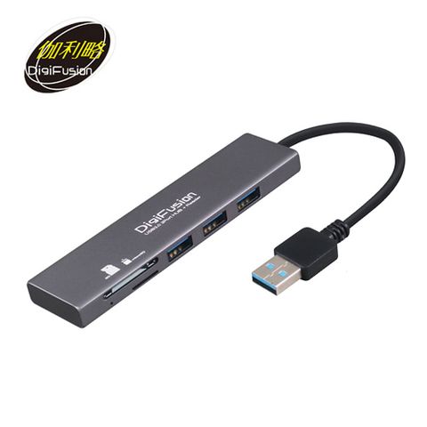 USB3.0 3埠 HUB + 讀卡機