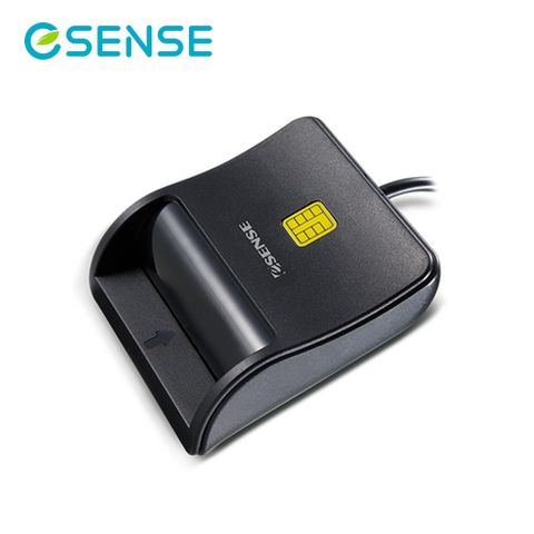 【ESENSE 逸盛】CR5 ATM智慧晶片讀卡機-黑