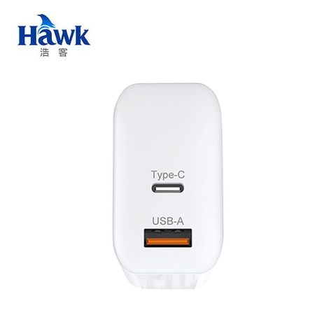 【Hawk 浩客】65W 高速PD電源供應器-白
