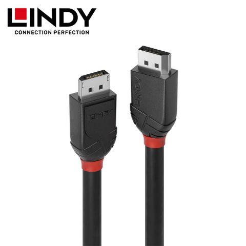 【LINDY 林帝】BLACK LINE DISPLAYPORT 1.2版 公TO公 傳輸線-3M