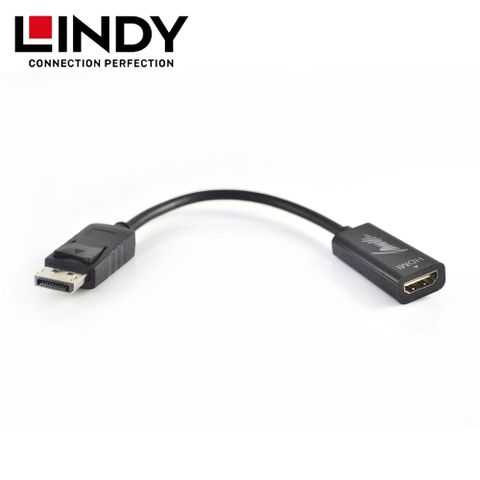 【LINDY 林帝】DP公 轉 HDMI母 轉接器支援 HDMI 1.4版規範