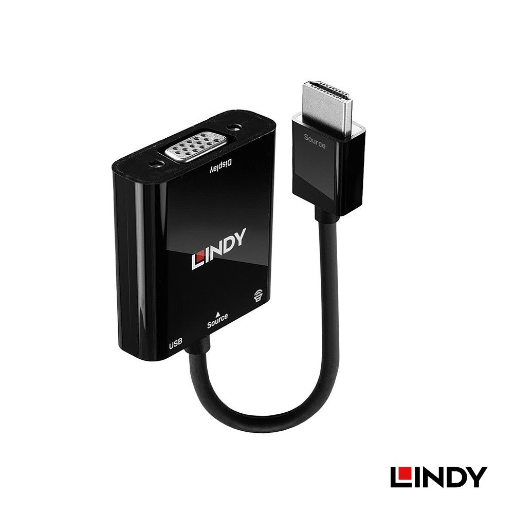 LINDY 林帝 38285 主動式 HDMI TO VGA 音源轉接器