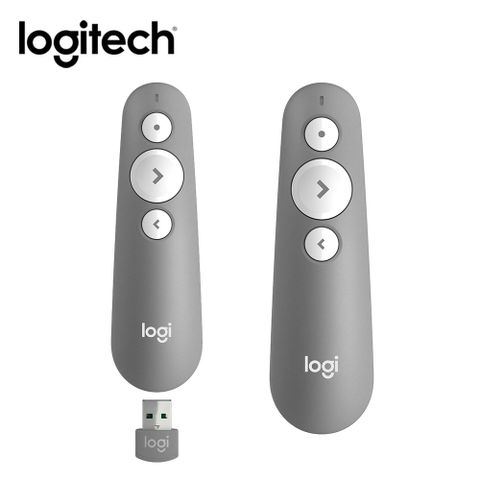 【Logitech 羅技】R500S 雷射簡報遙控器-灰