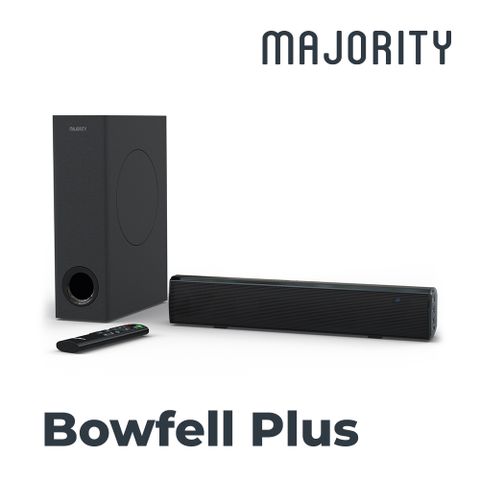 【MAJORITY】Bowfell Plus 2.1聲道輕巧型藍牙喇叭聲霸+重低音支援多種連接方式;有線重低音