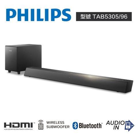 PHILIPS 飛利浦 TAB5305/96 藍牙聲霸家庭劇院